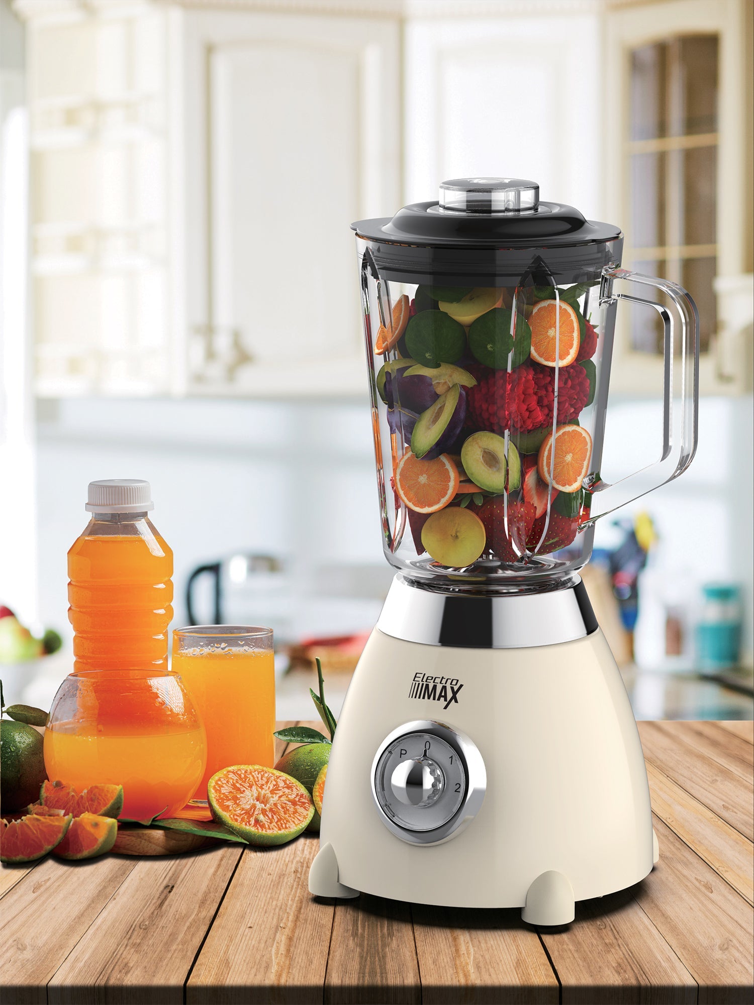 خلاط كهربائي، زجاج بيج، 500 واط