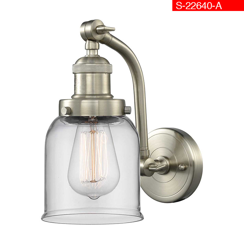 E27 A מנורת קיר רול ניקל