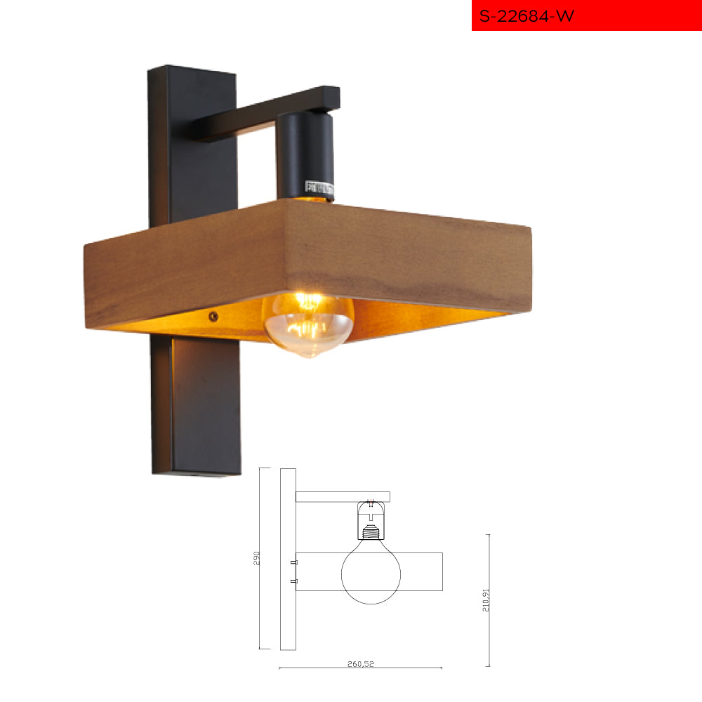 E27*1 מנורת קיר צ'יסלה