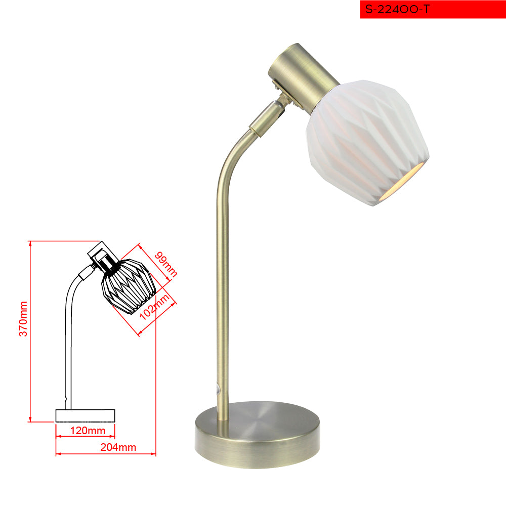 E14 שולחן גדעון פליז