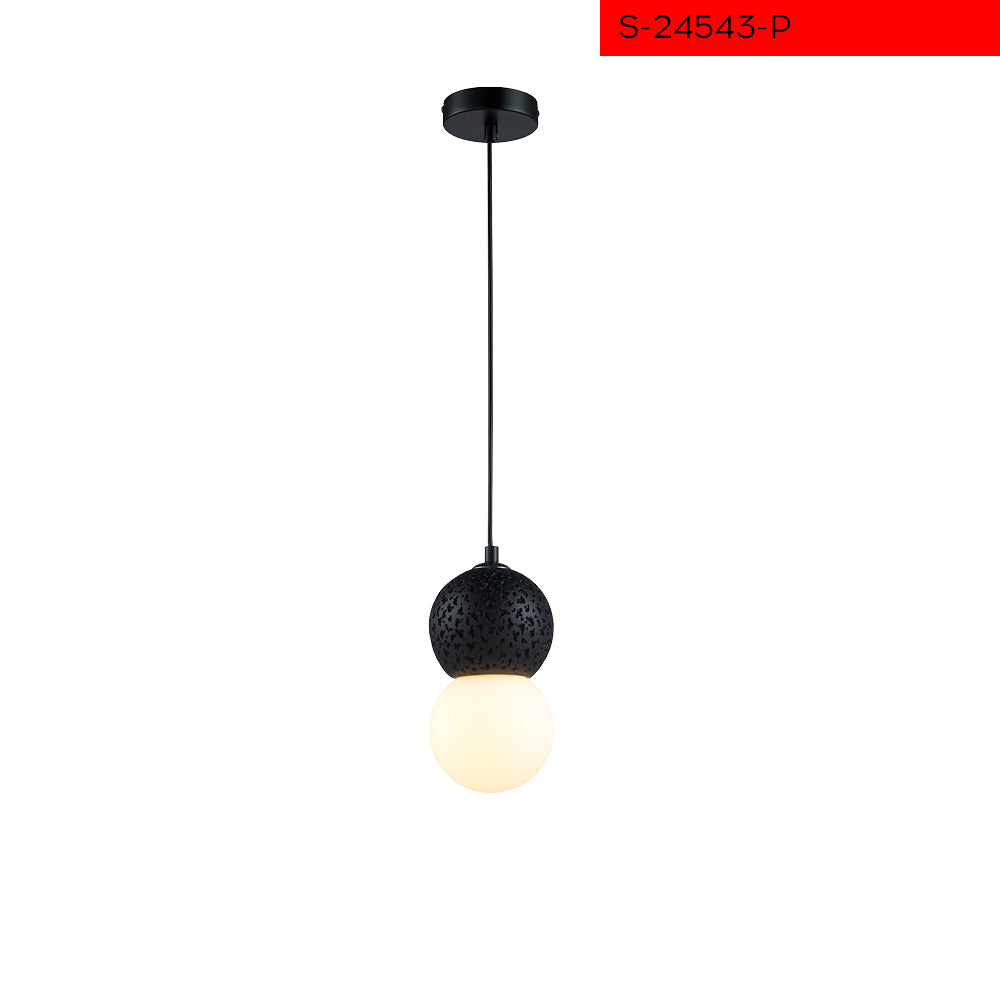 G9 מנורת תליה מריבה שחור