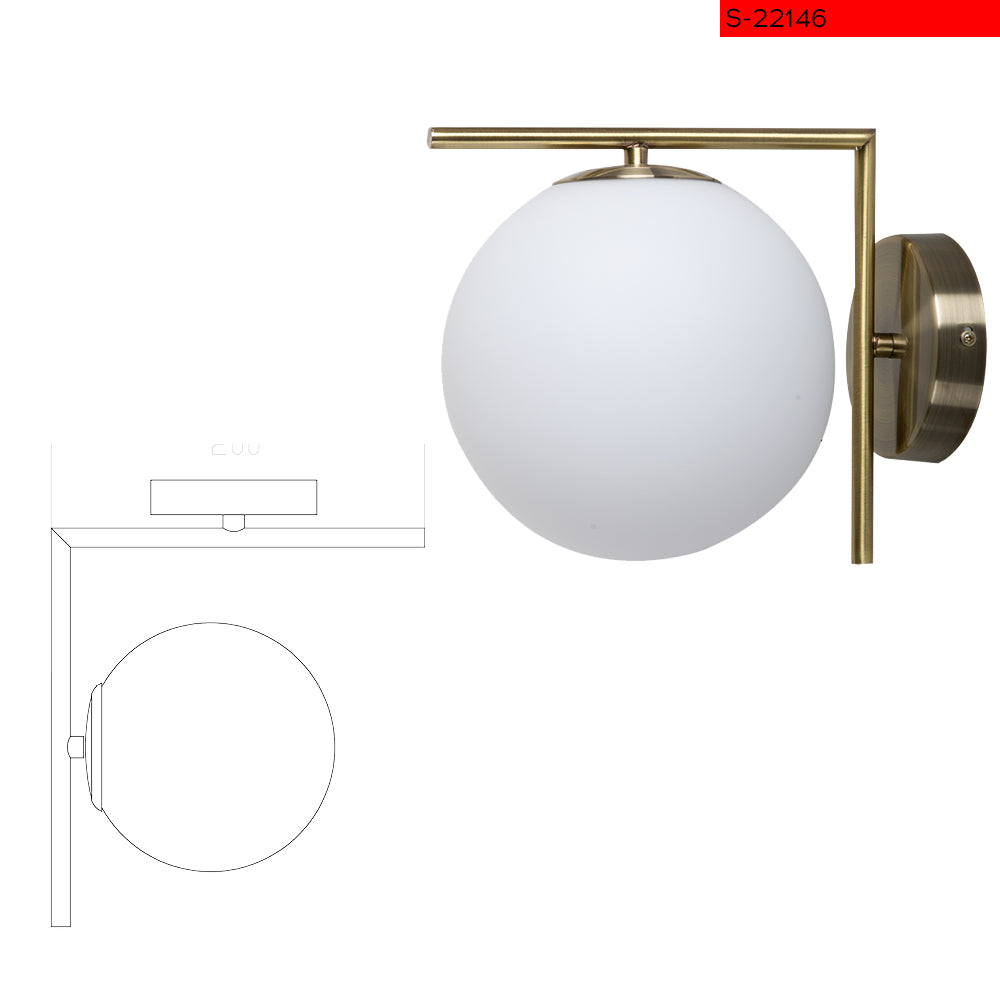 מנורת קיר הוד ברונזה