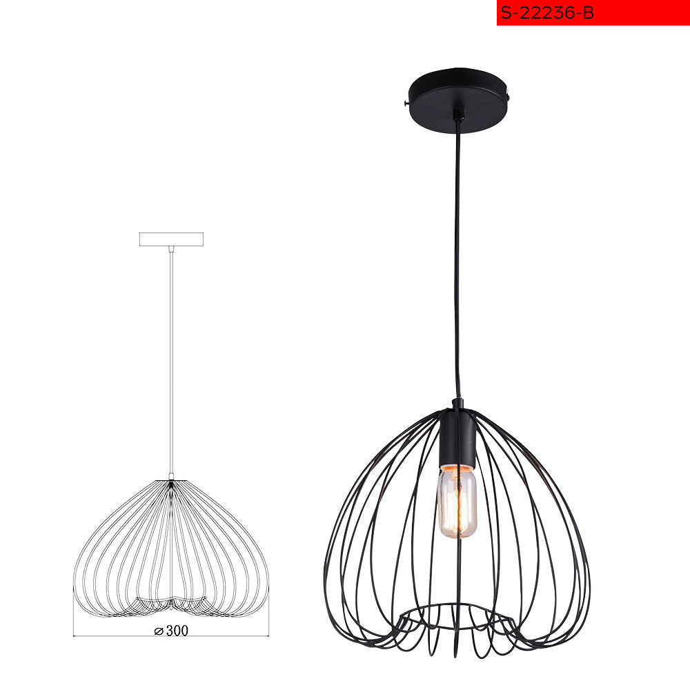 D300 תליה צחי שחור