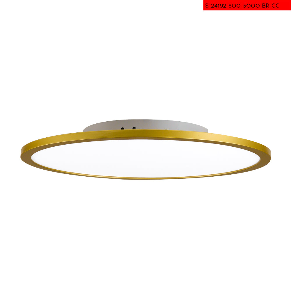 800 3000K 72W פנל לד עזי מרחף עגול ברונז קוטר