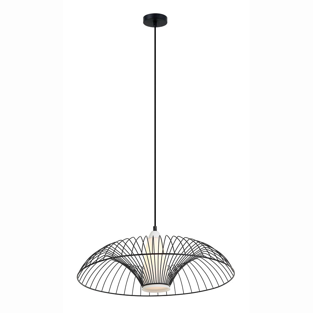 E27 500 C תליה גידי שחור ק'