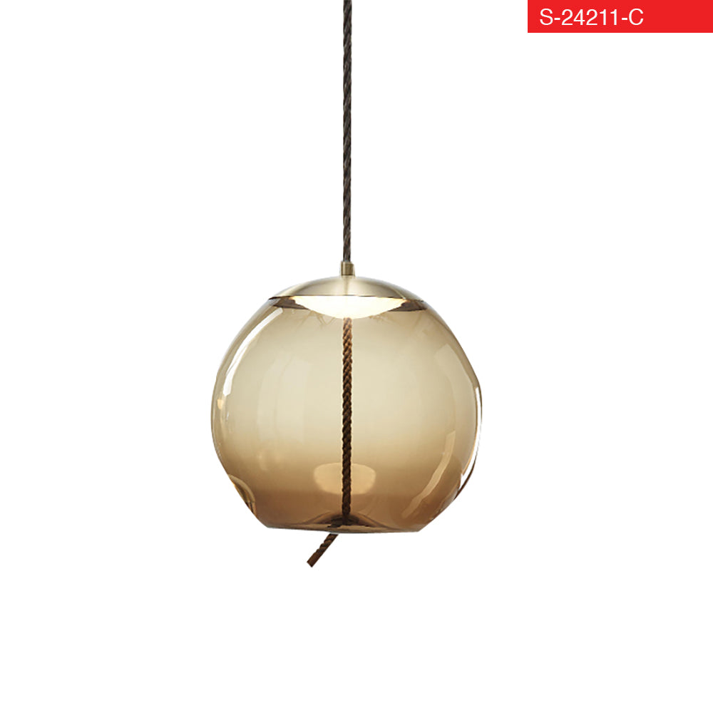 C תליה לד אביגד זכוכית שקוף