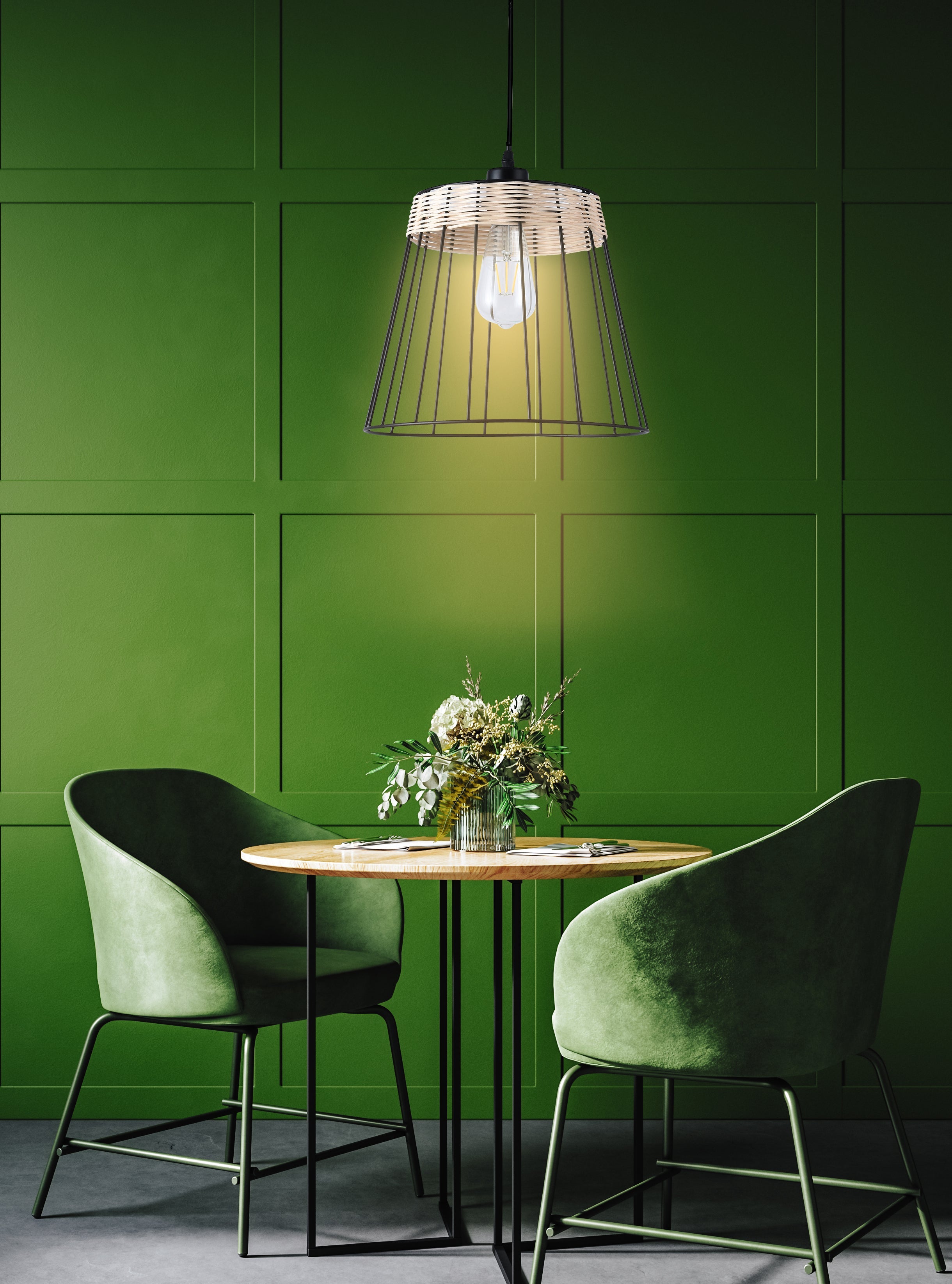 E27 B מנורת תליה נאזק