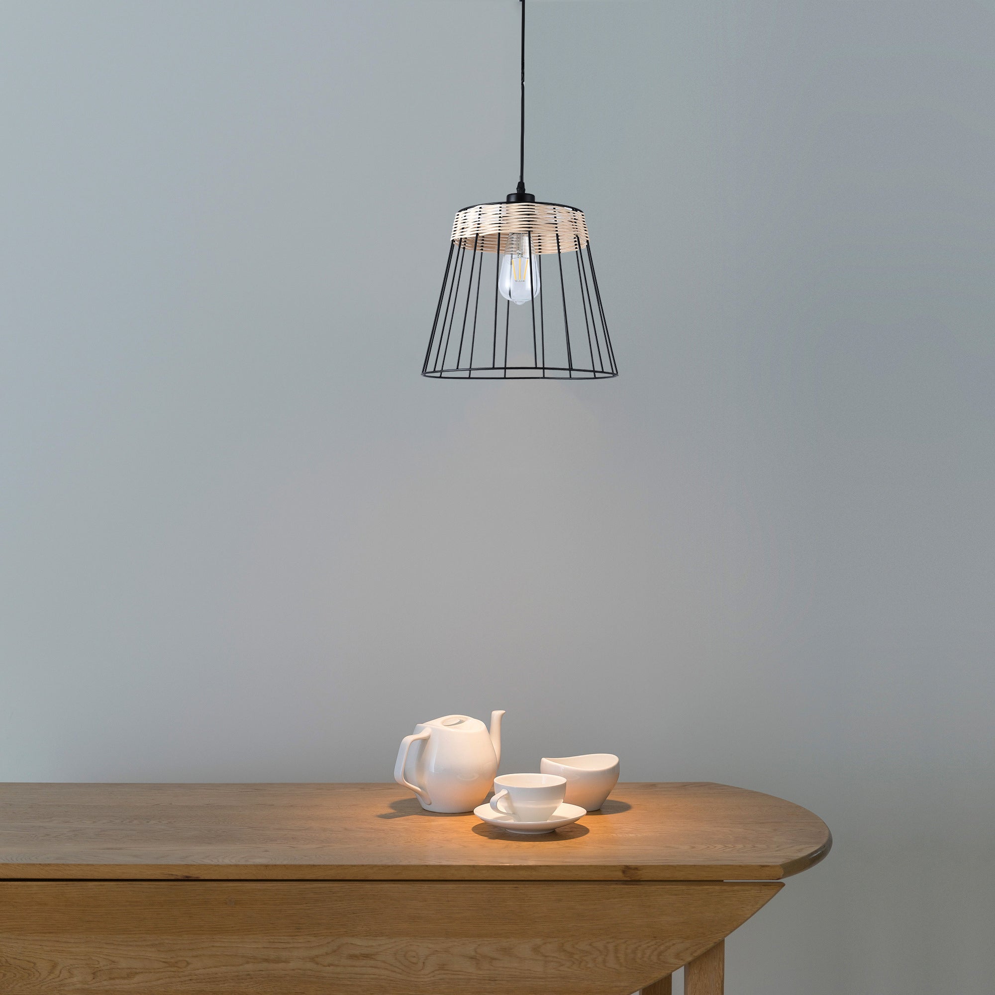 E27 B מנורת תליה נאזק