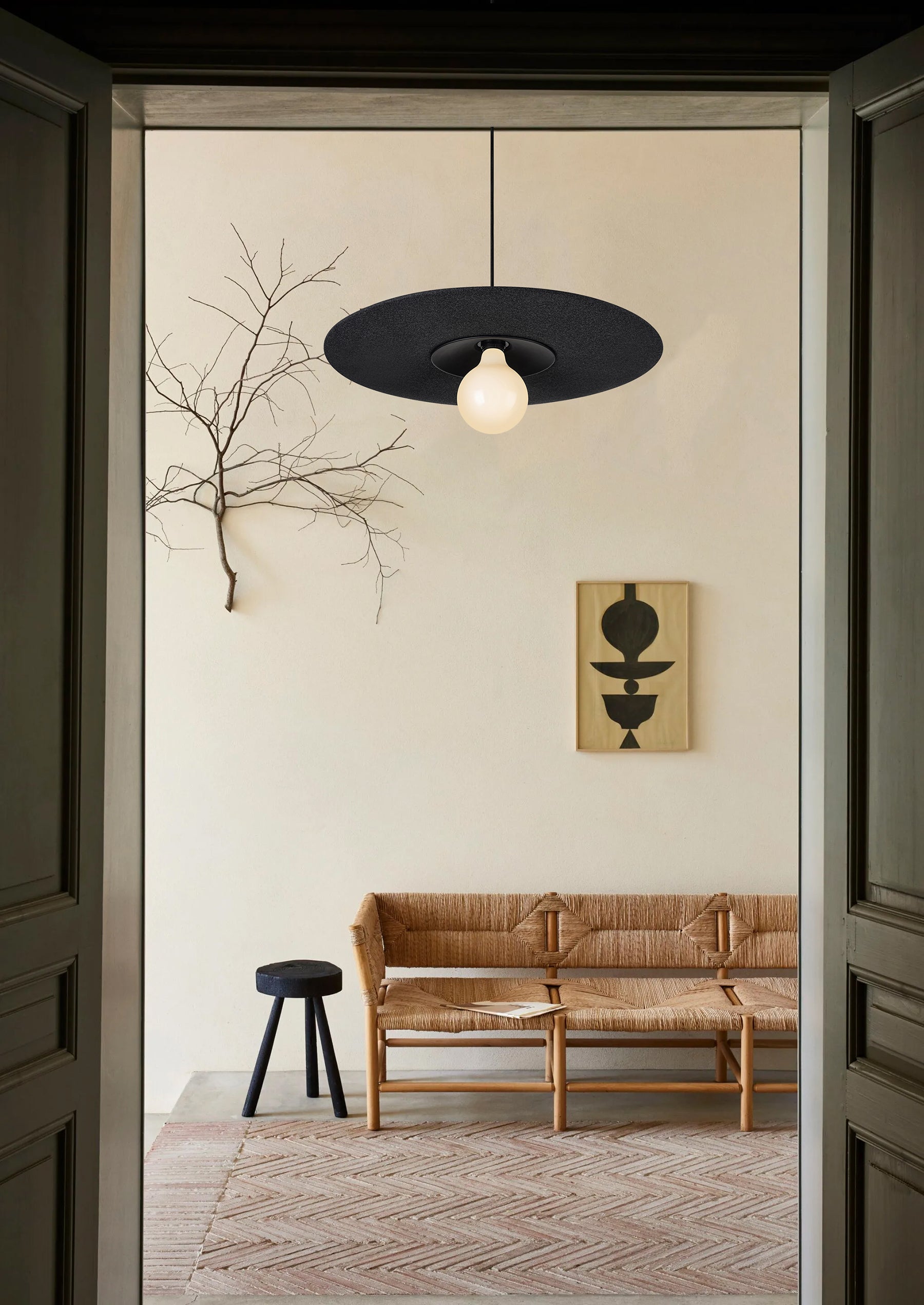 مصباح معلق E27 A Eden Black