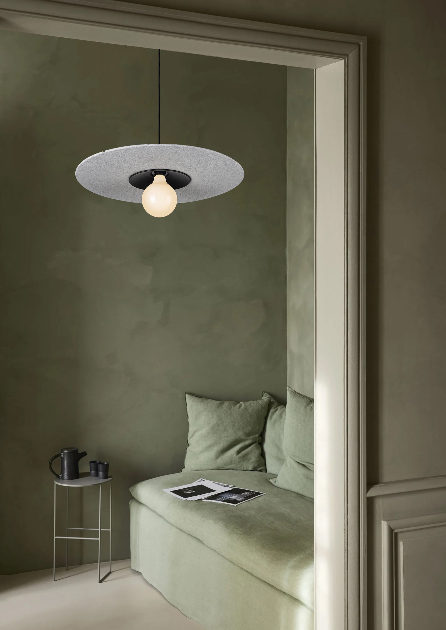 مصباح E27 A Eden المعلق باللون الرمادي