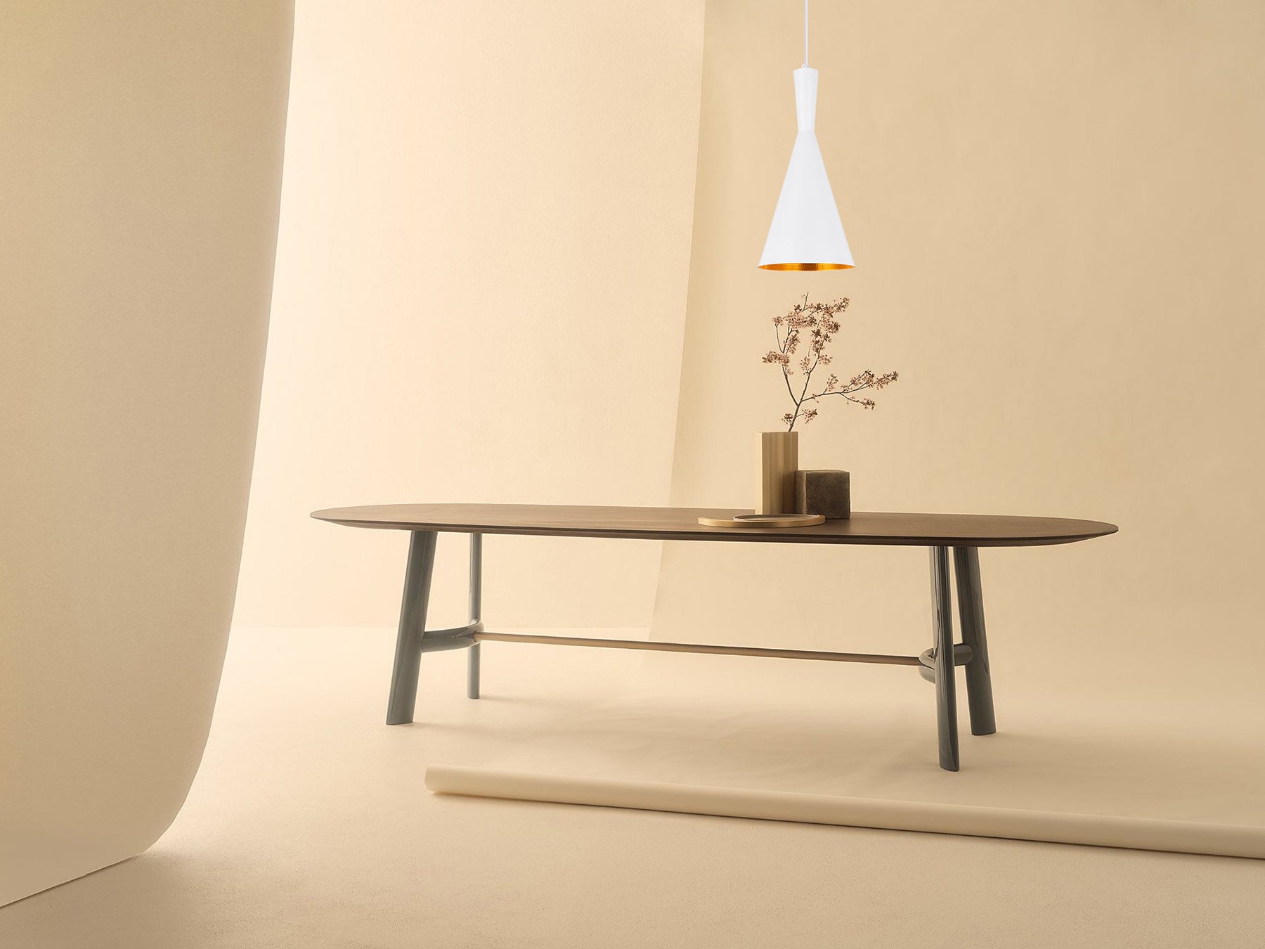 E27 A Palace Pendant Model أبيض + نحاسي