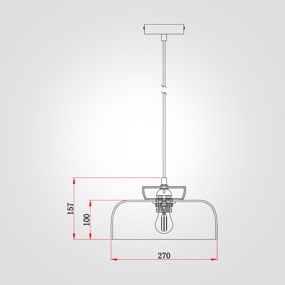 E27 B תליה יונה צהוב דגם
