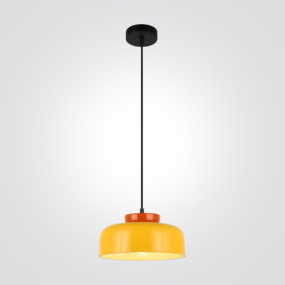 E27 B תליה יונה צהוב דגם