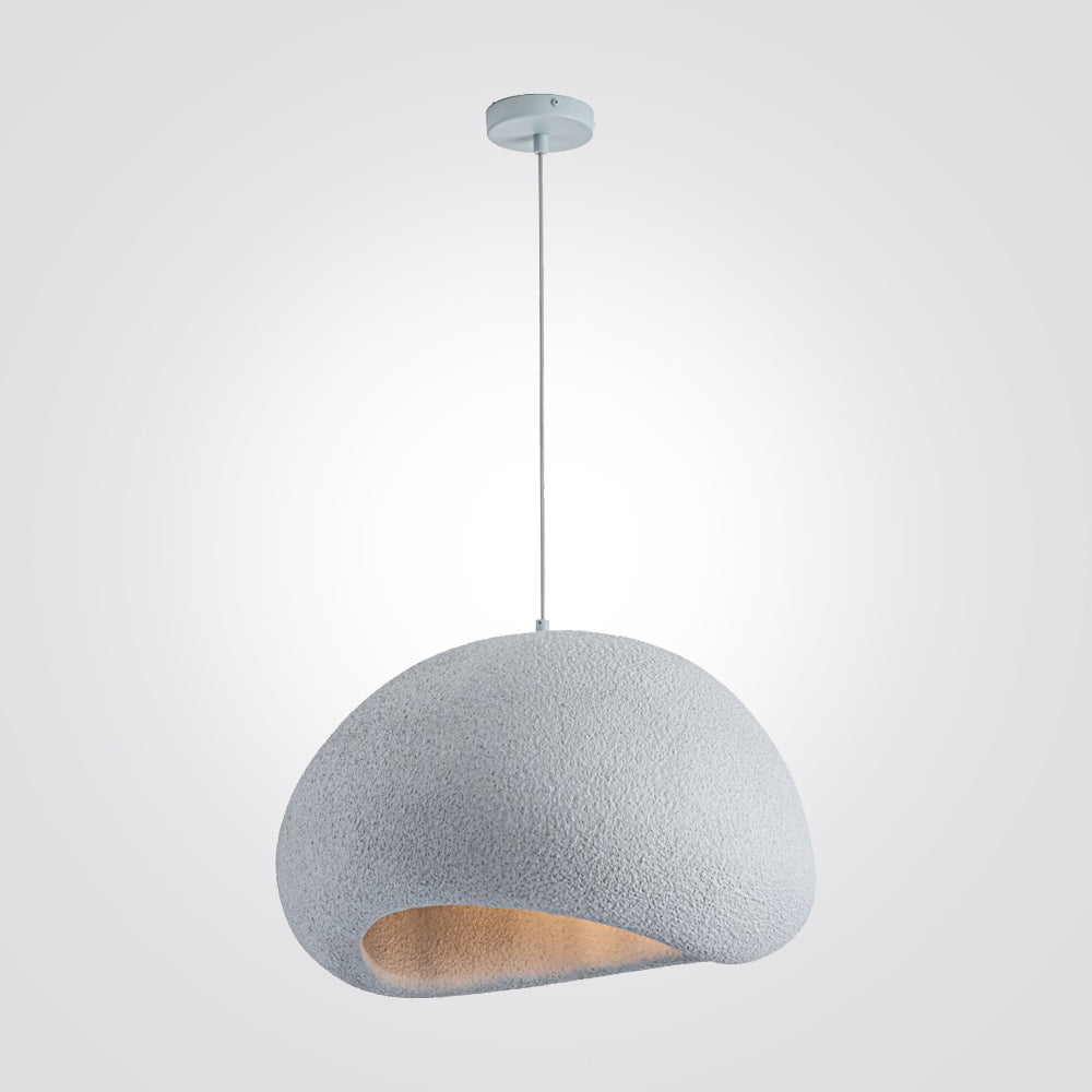 E27 مصباح معلق رمادي بقطر متر واحد