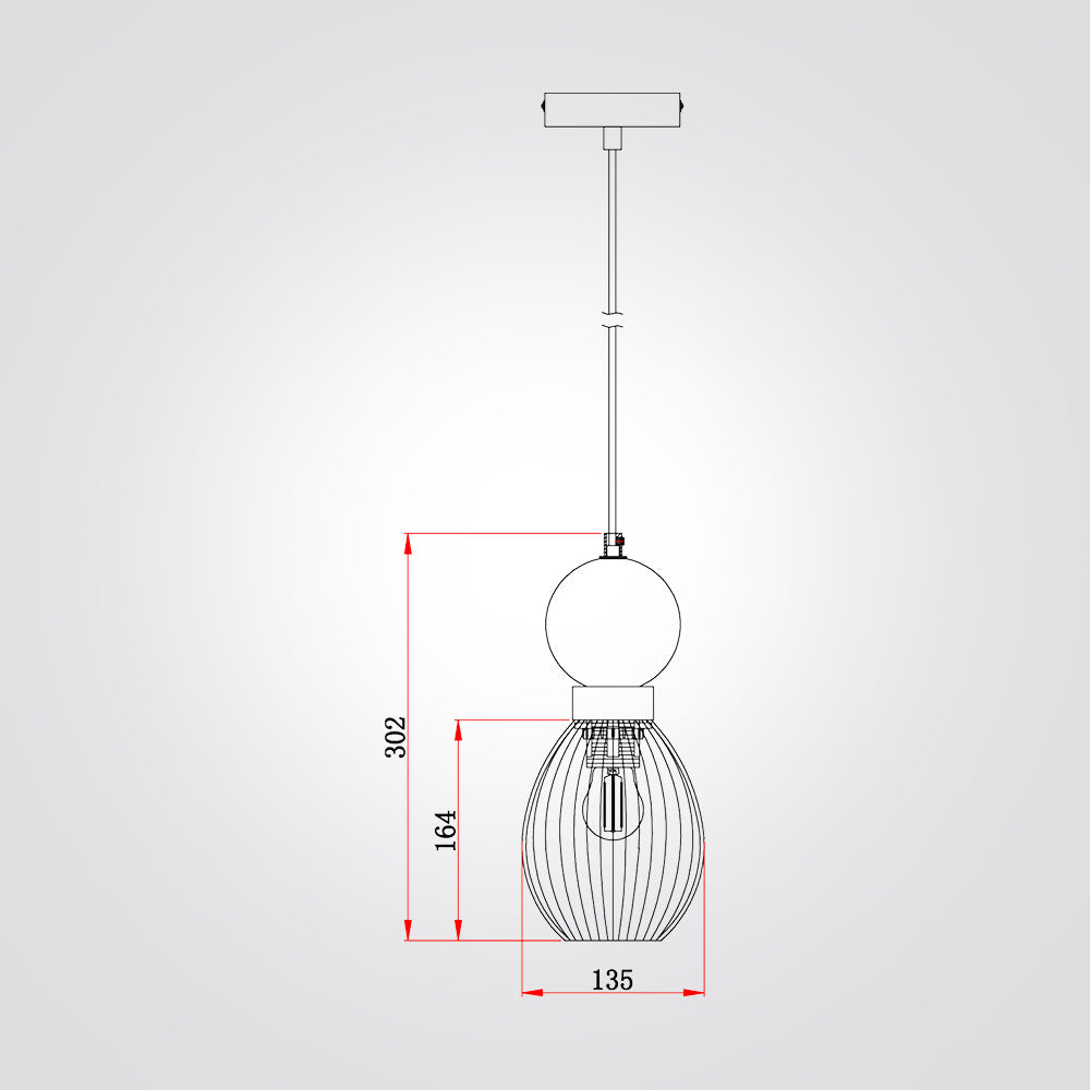 مصباح معلق بجانبي