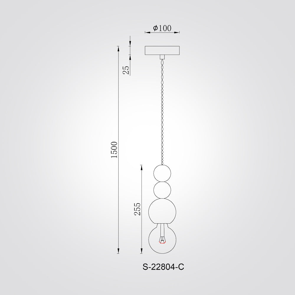 قلادة E27 C من يمان