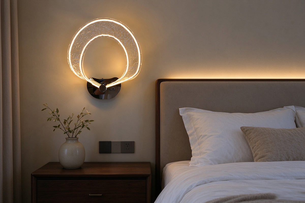 לורנס צמוד קיר LED 25W כרום