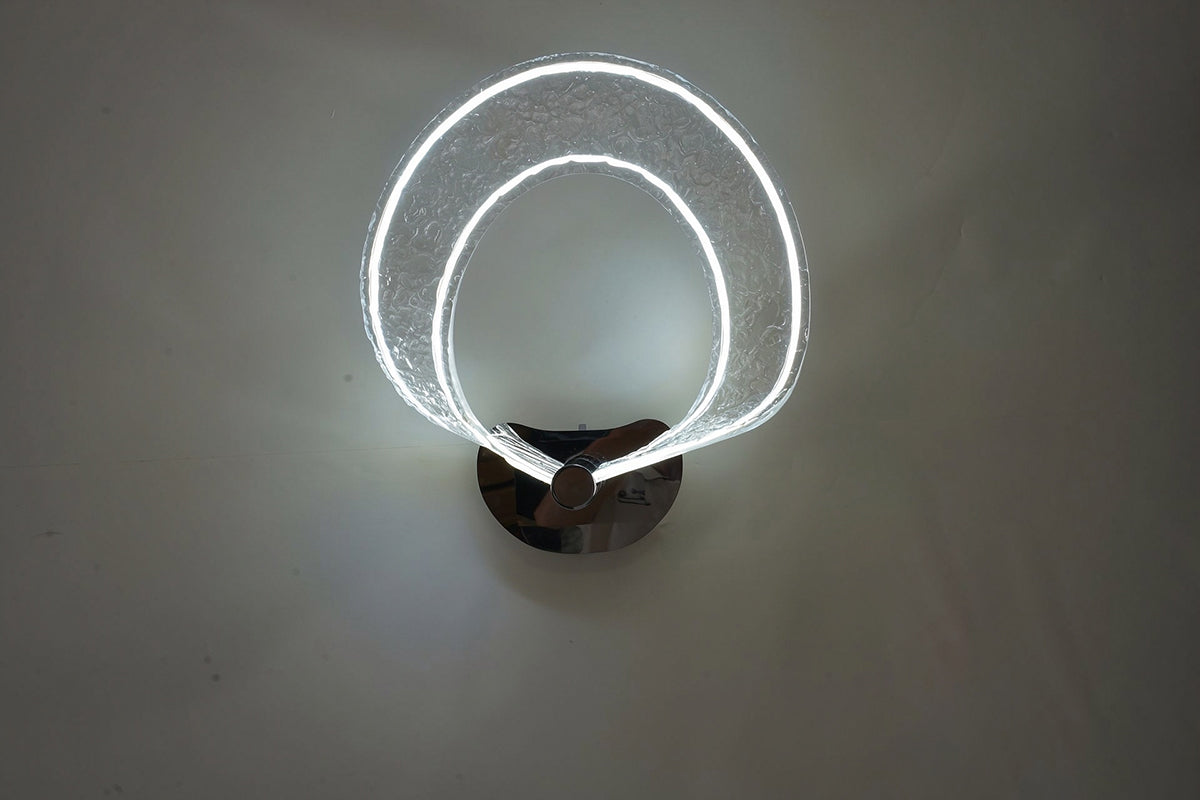 לורנס צמוד קיר LED 25W כרום