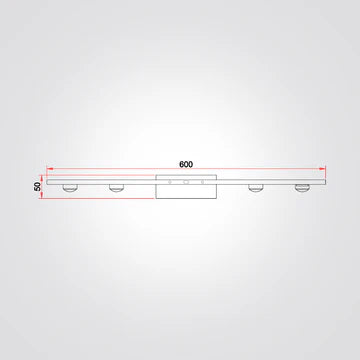 مصباح حائطي E 4*3 وات Tigra Down موديل