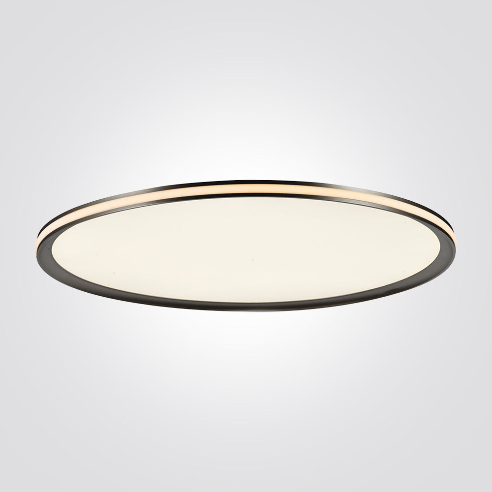 צ.תקרה גל לד שחור כולל שלט  ק.30 12W+6W CCT