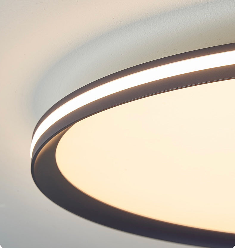 צ.תקרה גל לד שחור כולל שלט  ק.50 36W+18W CCT