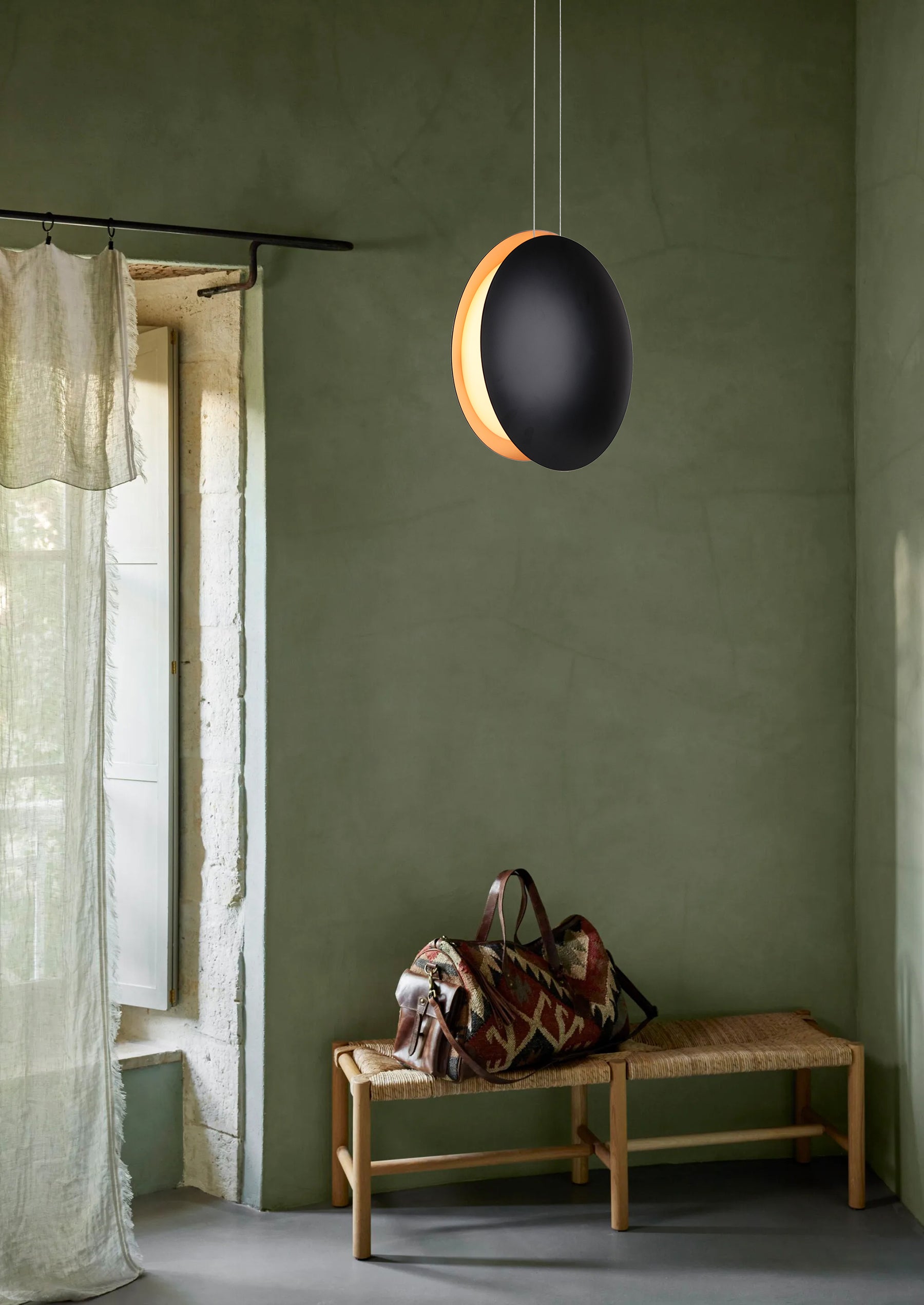 3000K 12W S תליה ירין לד שחור