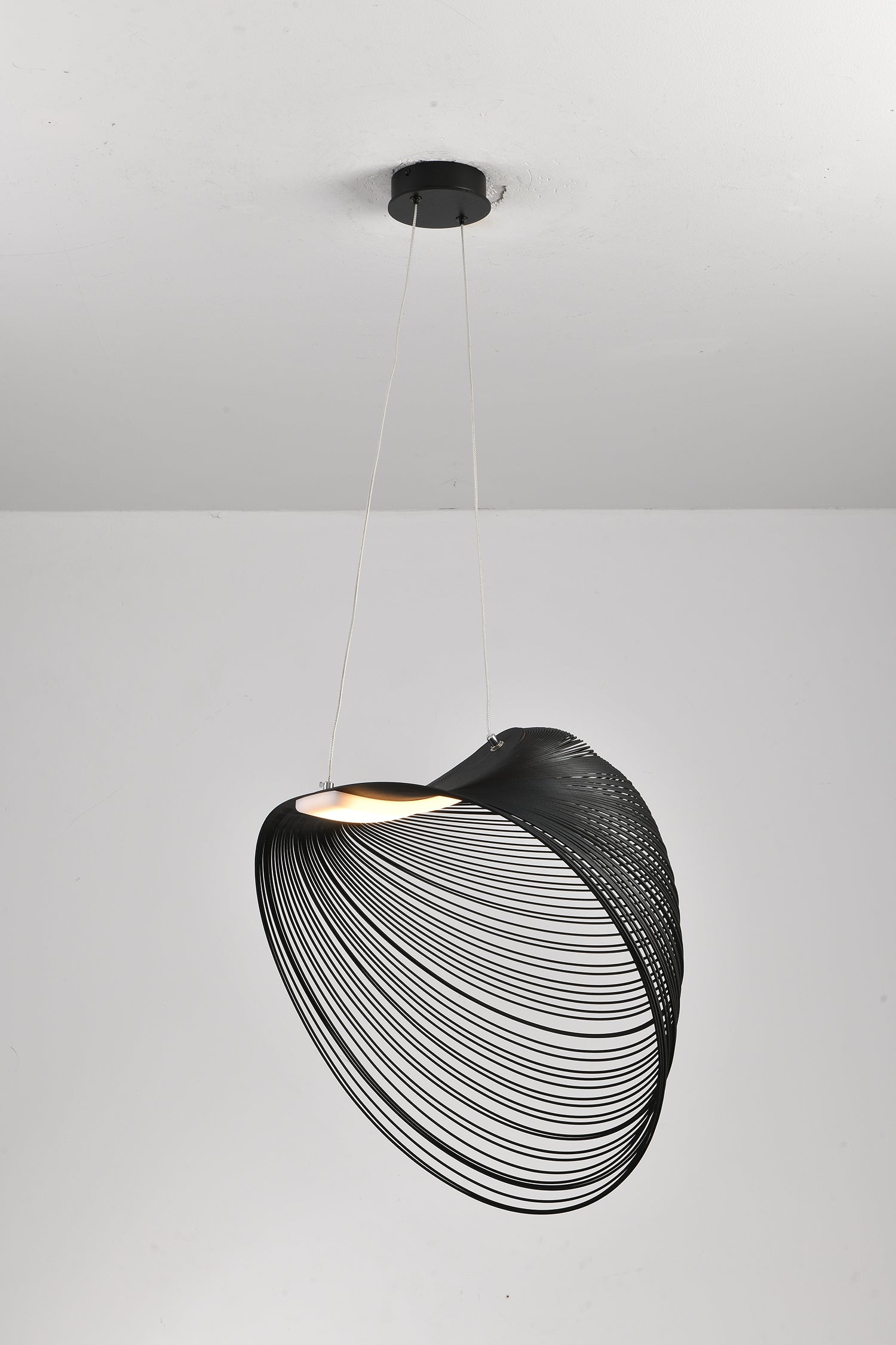 3000K 24W 60 C תליה סאמי דגם קוטר שחור