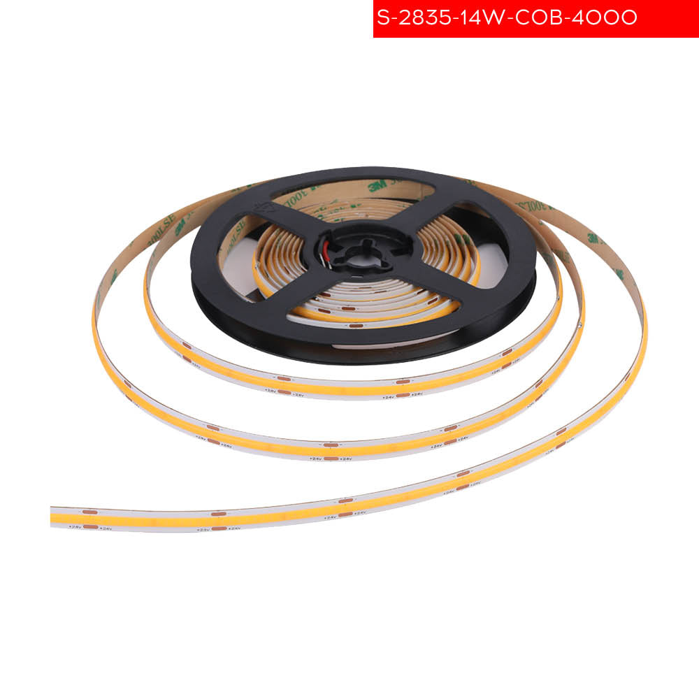 4000K COB 24V 14W סרט לד גוון