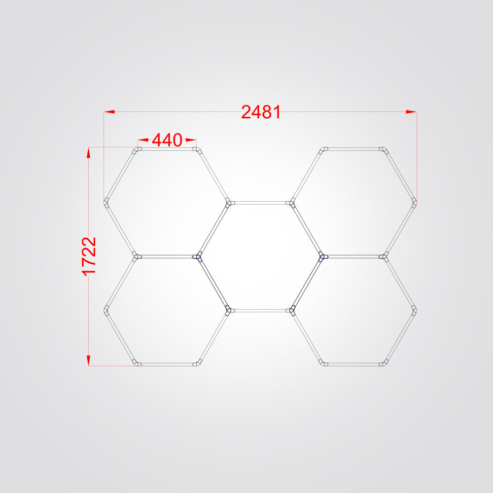220V|6500K|144W מערכת סדנה מודולרית