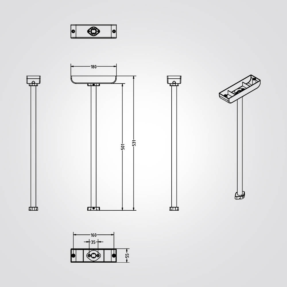 ملحق تعليق لعلامة خروج ليما