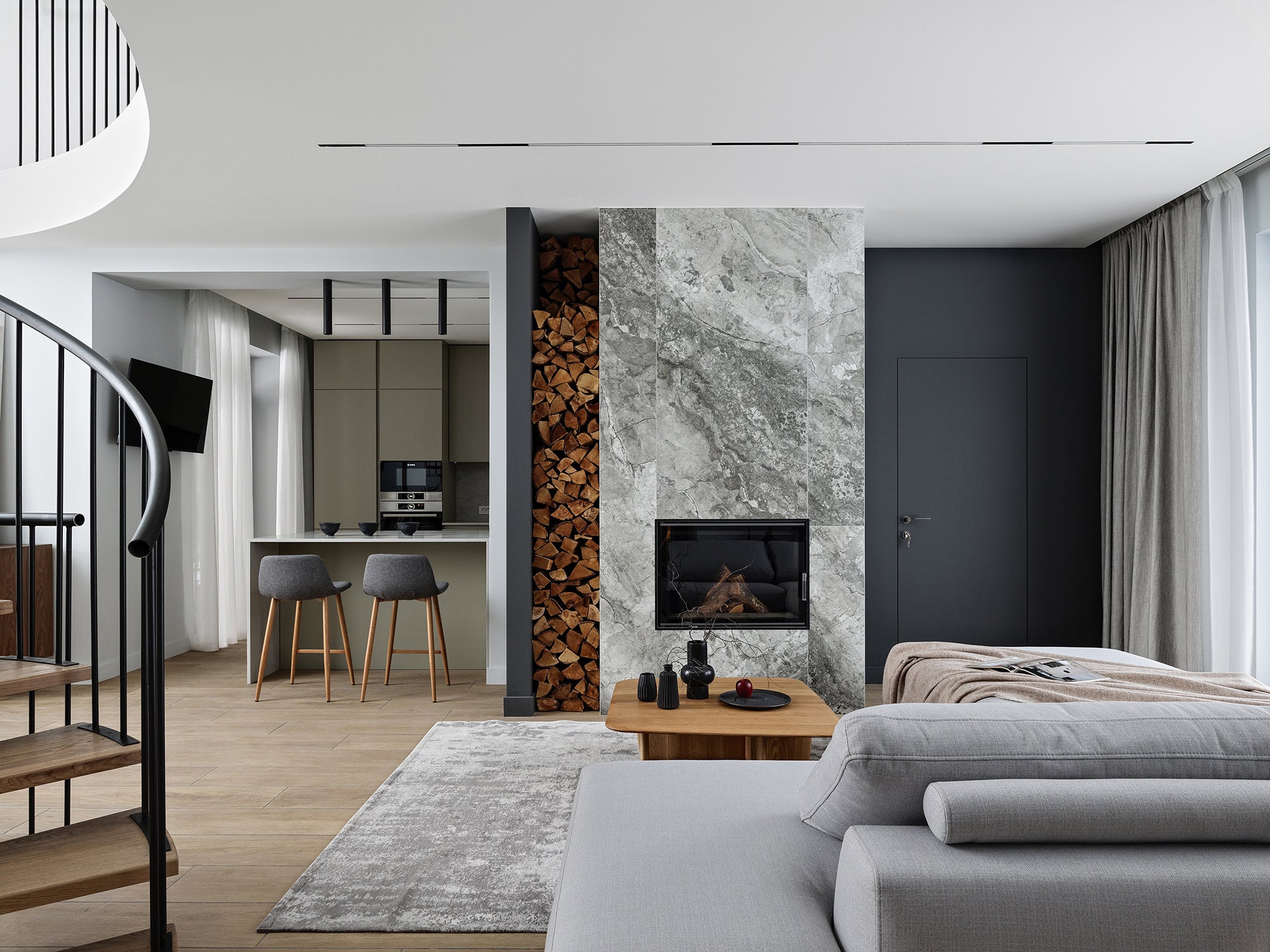 3000K 25W מנורת קיר ארדונה לד שחור