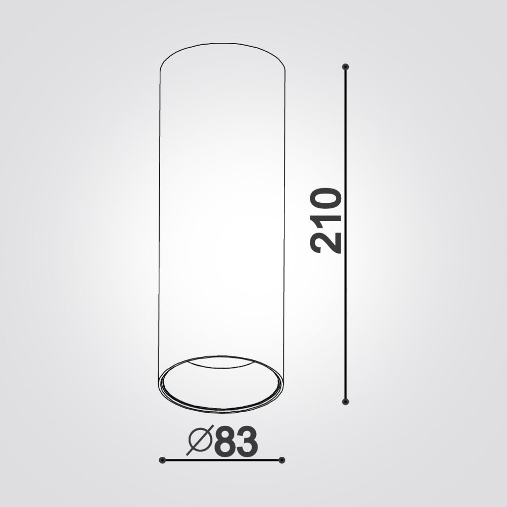 3000K 25W מנורת קיר ארדונה לד שחור