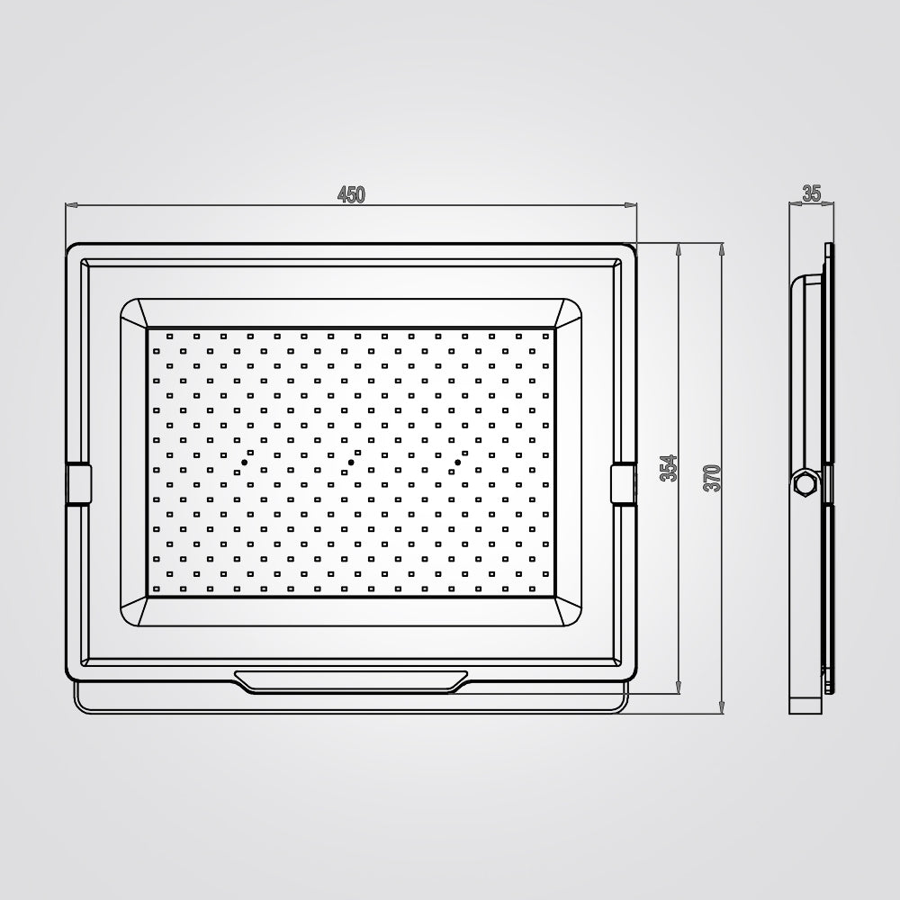 300W SMD פנס ליעד לד אור לבן