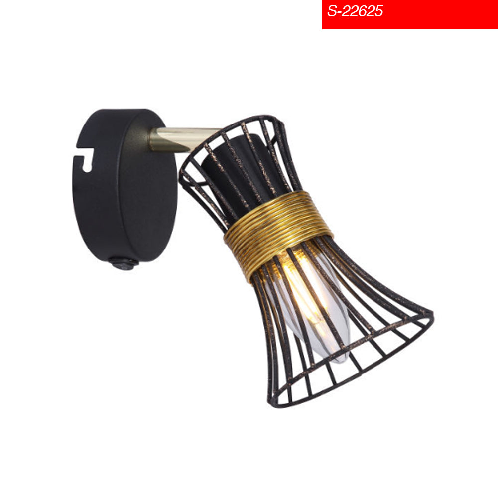 מנורת קיר כארם שחור