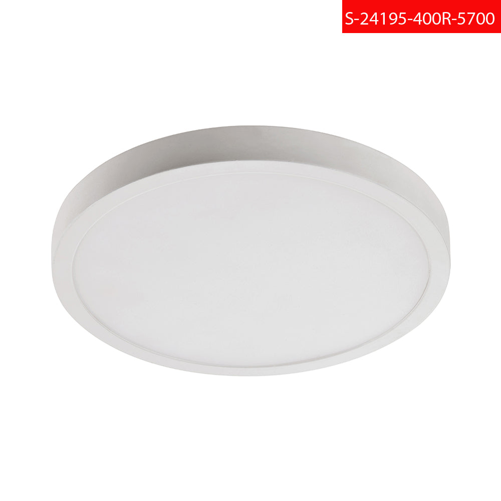 5700K 28W 40 פנל לד בטי עגול חיצוני קוטר