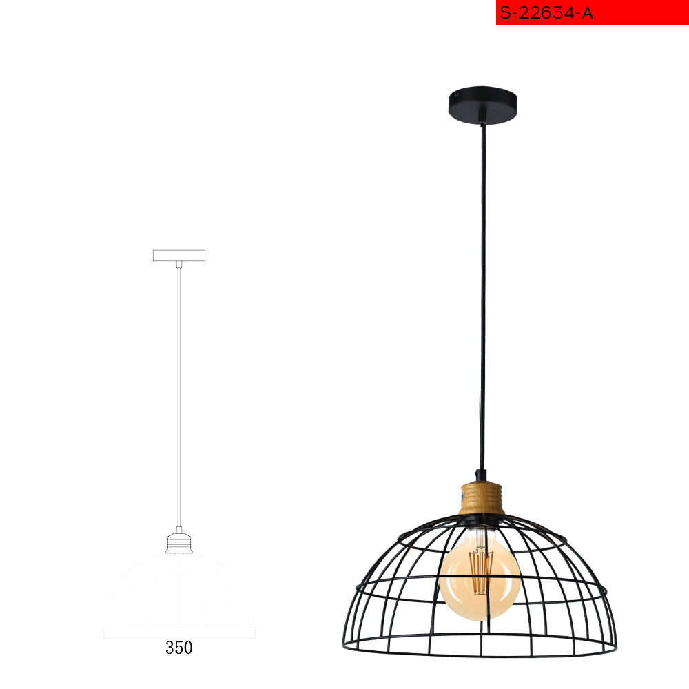 E27 A מנורת תליה רול
