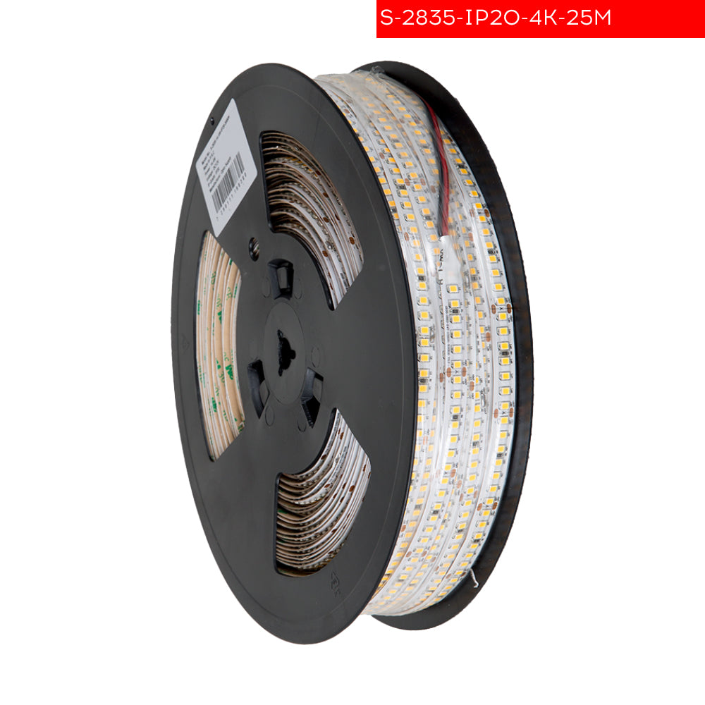 24Vרטמ 25 4000K 14.4W SMD168 סרט לד לא מוגן גוון