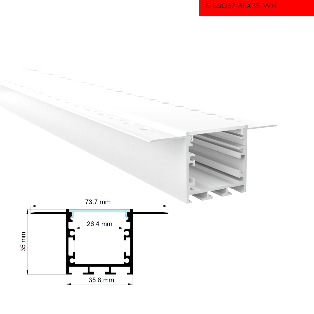 1 35X35 פרופיל שקוע טרימלס מטר