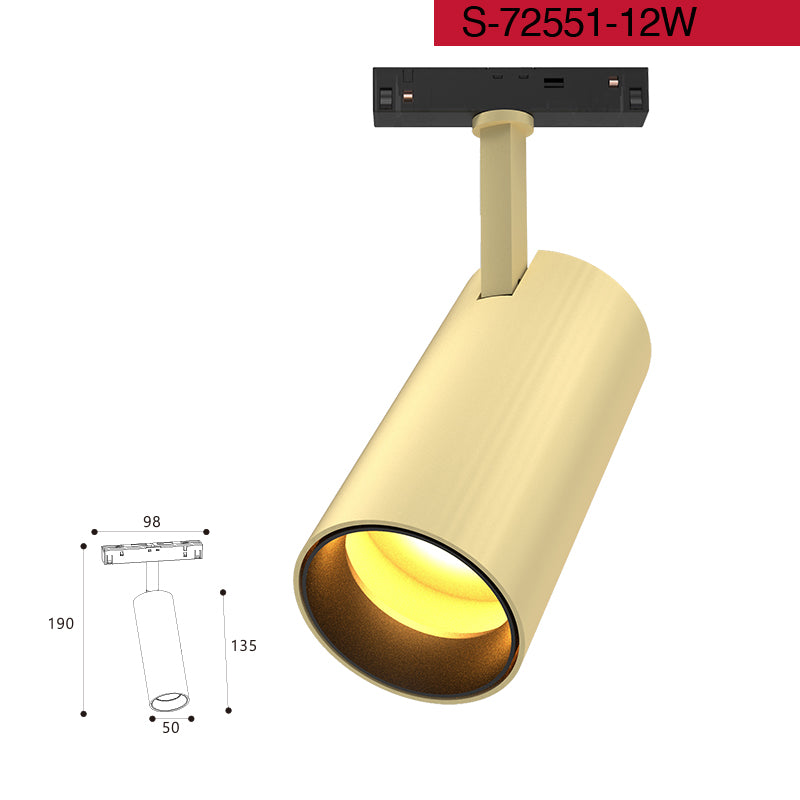 12W 48V ספוט נירי לפס צבירה מגנט