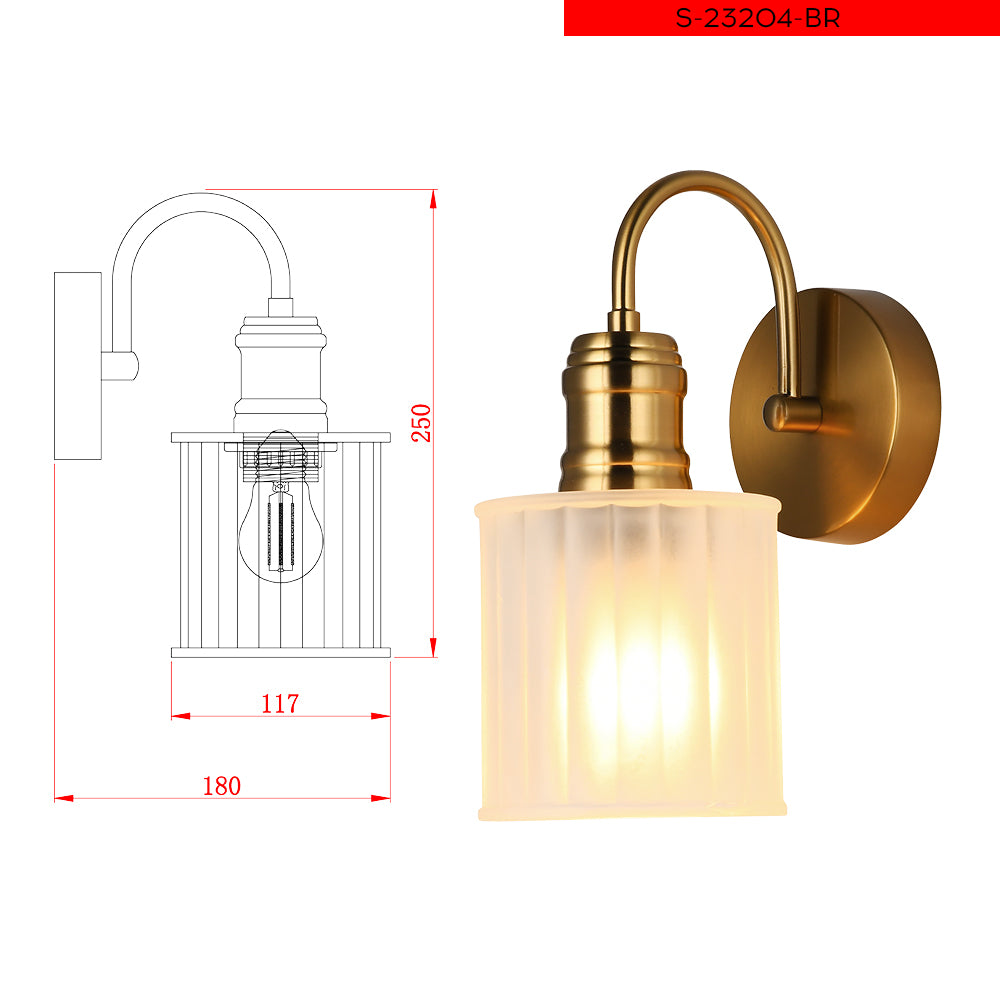 מנורת קיר תומר ברונז