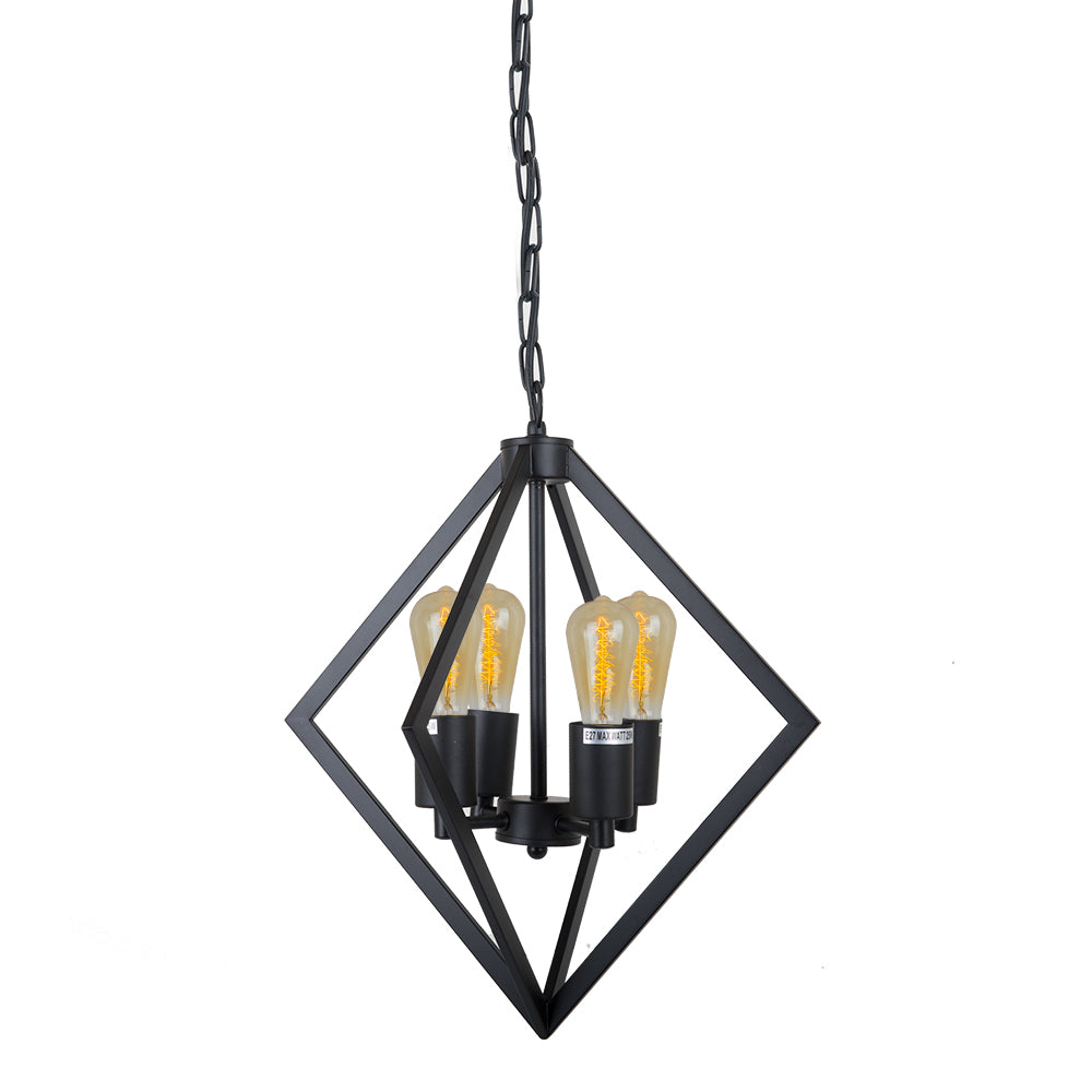 A מנורת תליה מיקל שחור