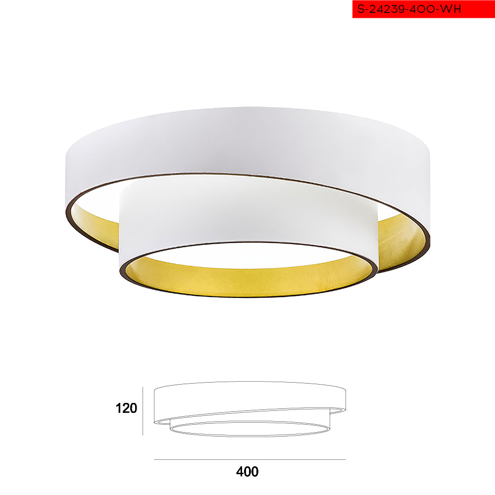 400 צמוד תקרה קרן לד לבן קוטר