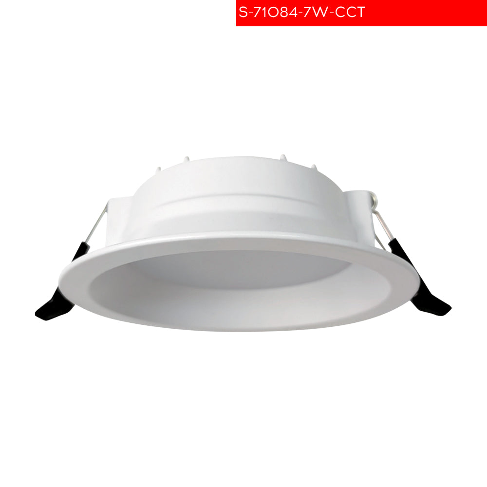 IP44|CCT|7W שקוע תקרה רם לבן