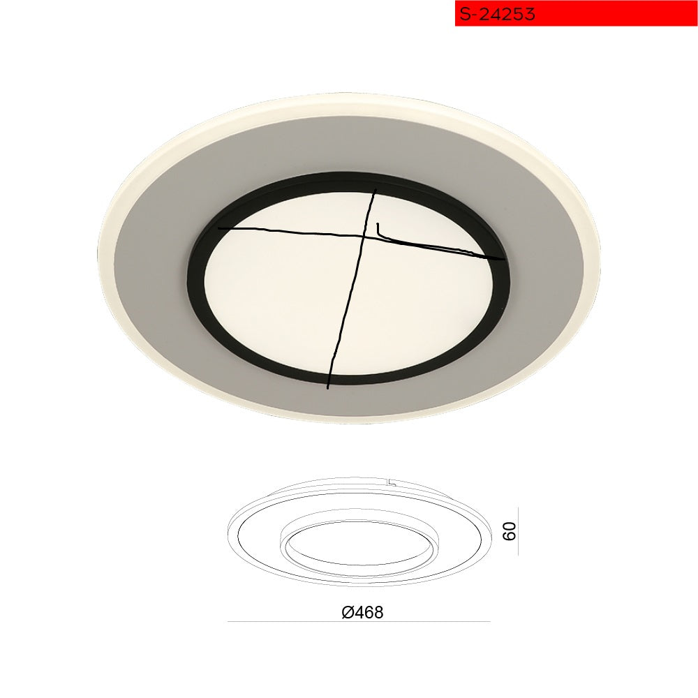 4000K 45W צמוד תקרה סור עגול לד