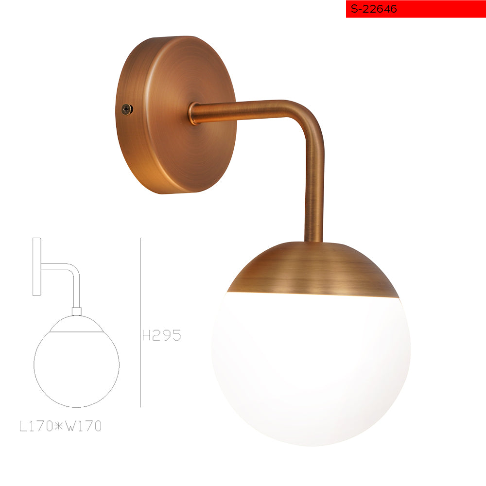 G9 מנורת קיר אדיסון עתיק