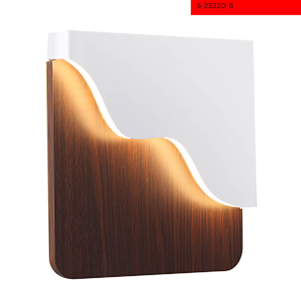 8W B מנורת קיר רומיו לד לבן